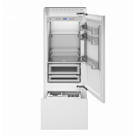 BERTAZZONI REF755BBRXTT/24MAS Εντοιχιζόμενος Ψυγειοκαταψύκτης LUXURY SLOT-IN 75cm Inox